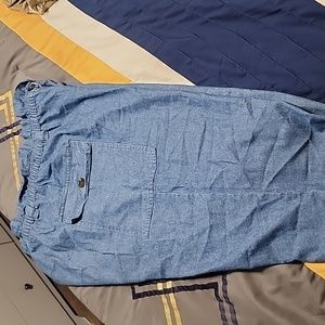 Blue cargo pants size 2x